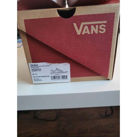 NEW Vans Old Skool Fruit Low Sneaker Fruity Coral Youth kids boys 6.5 women 8 - Picture 7 of 8